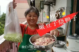 四川内江，家乡美食嫩豆子烧鸭子，这样做豆子脆嫩鸭子鲜香，巴适