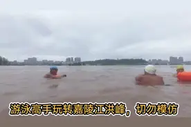 嘉陵江洪峰游泳，南充市游泳运动协会80名“泳士”劈波斩浪15公里视频封面