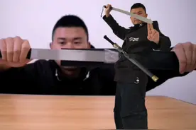 49.9买的江湖软剑工艺品 开箱看一下做工怎么样 展示一下剑术