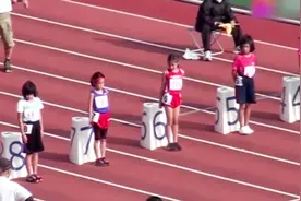 日本女子小学生田径50米决赛，第一名的速度有点惊艳！