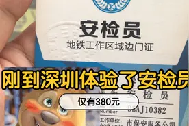 刚到深圳一线城市，就体验了一把地铁安检员，工作还可以视频封面