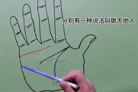 认识手掌上的三大主线：生命线，智慧线，感情线（天地人三线）