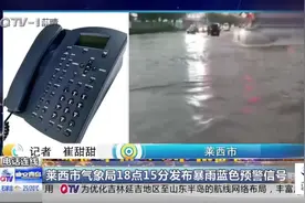傍晚6点左右 莱西突降暴雨视频封面