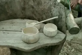 奶爸花费1个小时，给宝宝手工自制竹碗，好看又环保