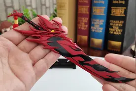 刺客五六七动漫周边血刃渊魔合金模型玩具手办摆件道具，开箱实拍视频封面