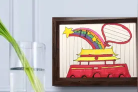 儿童亲子美术《7.1手抄报》祝党生日快乐，繁荣昌盛，一起绘画吧