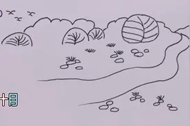 简笔画小河边流水哗啦啦视频封面