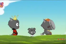 灰太狼抓不到羊被逐出狼族，狼堡也被拆掉！