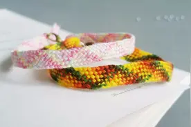 好看的马赛克手绳，用绣花线就能diy，女生们学起来！视频封面