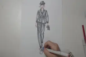 手绘服装设计效果图，赶紧来看看手稿怎么画吧