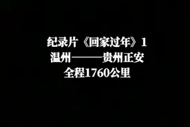 纪录片《回家过年》（一）温州——贵州正安，全程1760公里。视频封面