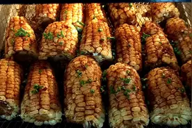 烤玉米好吃做法，2元钱佐料做鲜香麻辣回味无穷玉米烧烤