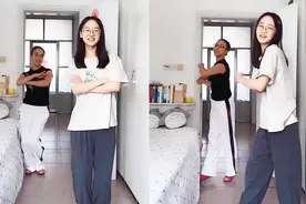 最近这对母女的舞蹈火了，获赞两百万，妈妈王者气质实力抢镜女儿视频封面