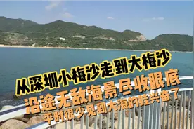 深圳小梅沙走到大梅沙，沿途无敌海景尽收眼底，11月的海边真舒服视频封面