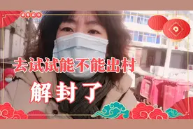 朋友说解封了，可以出村了，我去看看能不能出去…