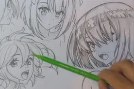 漫画人物：漂亮小姐姐的头部画法视频封面