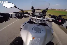 实拍雅马哈XT1200摩旅骑行，动力劲爆，提速太快了视频封面