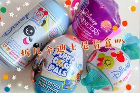 一起拆几个杂七杂八的迪士尼新的旧的盲盒吧！学生党你们放假了吗视频封面