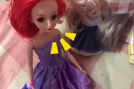小芭比吃雪糕肚子疼了，芭比娃娃赶紧去拿药视频封面