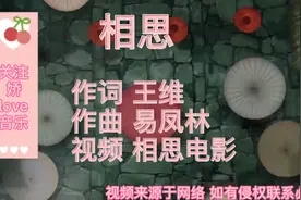 相思 红豆生南国 王维 古风儿童歌诗词歌曲视频封面