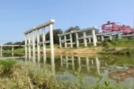 漯河西城区西环路澧河桥，及南北两岸施工现场视频封面