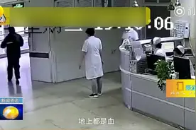 石家庄：外卖小哥医院送餐摔倒流血，医护人员拦下免费包扎