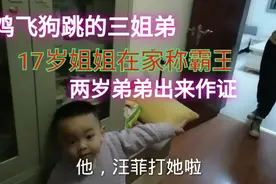 老虎没在家猴子称霸王，鸡飞狗跳三姐弟，弟弟:二姐别哭，我来了视频封面