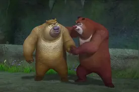 熊大教训了光头强，熊大熊二和好了