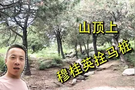 北京这座山的山顶上有个石经幢，相传过去是穆桂英的拴马桩视频封面