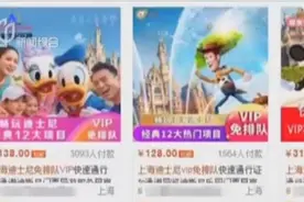 迪士尼有“VIP免排队”服务？游客买后被骗，每周至少两起报警视频封面