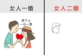 女人一婚与二婚的真实区别，看完这2幅漫画，你还离婚吗？视频封面