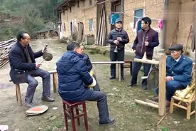 江西赣州客家吹打，唢呐伴奏（锣、鼓、镲、铛）全套打