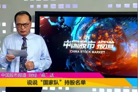 国家队持仓市值超十亿的有茅台、平安银行、上港集团和华能国际视频封面