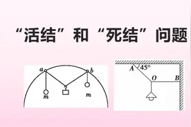 【高中物理解题手段】“活结”和“死结”问题处理技巧归纳视频封面
