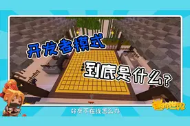 迷你世界8月新版本：神奇的开发者模式到底是啥？一分钟告诉你！