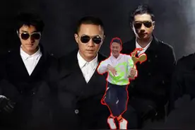 印小天与“插刀教”教众斗舞，一个被演戏耽误的舞王
