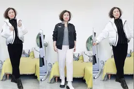 黑白哈伦裤巧穿搭，遵循3个原则，腿粗屁股大的女孩也可以美美哒