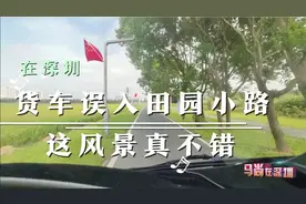 货车被导航错误带到这小路上，却发现这边的风景真不错视频封面