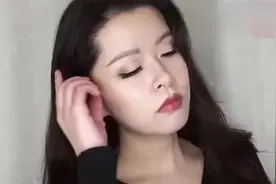 新手入门级的化妆教程，欧美妆可以让五官很立体，脸部有质感