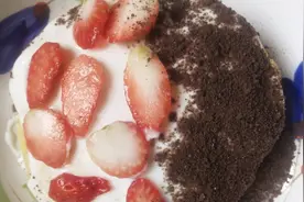 免烤箱免打发，草莓酸奶千层蛋糕，小孩超爱吃