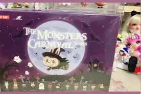 泡泡玛特labubu万圣节嘉年华全套盲盒端盒开箱