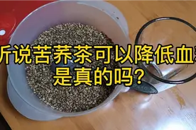 听说苦荞茶降糖是真的吗？视频封面