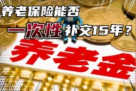 即将到退休年龄，养老保险能否一次性补交15年？视频封面