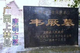 广西上林县唐朝千年古墓，万寿公澄州刺史忠义侯韦厥墓，于三里镇视频封面