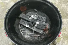 固体酒精快速引燃机制木炭，美美的碳烤羊法排。视频封面