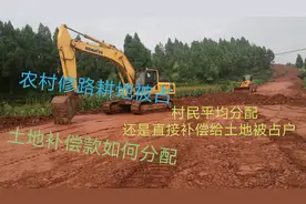 农村修路耕地被占，几亩山地国家补偿25万，补偿款该如何分配？视频封面