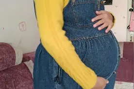 小媳妇怀孕32周头脑一发热理了短发为坐月子准备，大家看好看吗？