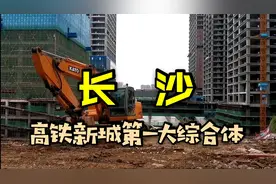长沙南站搞了个特大项目，几十栋高楼密集得吓人视频封面