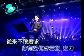王杰《我是真的爱上你》发行时间2002年7月1日视频封面