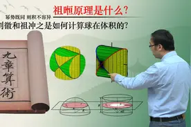 中国古代数学家刘徽祖冲之如何算球的体积？李永乐老师讲祖暅原理视频封面
